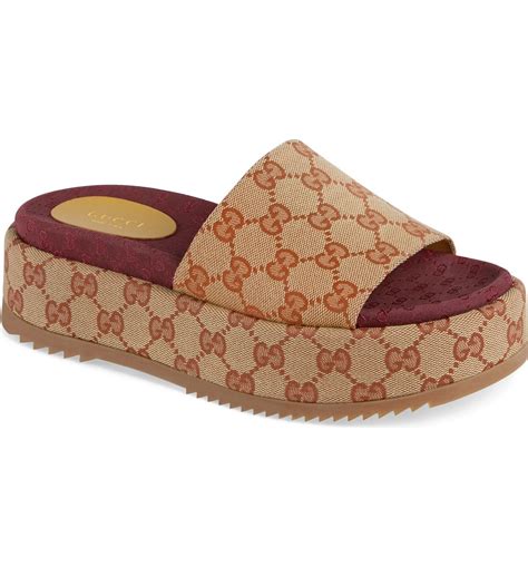 red gucci slides nordstrom|Gucci slides outlet.